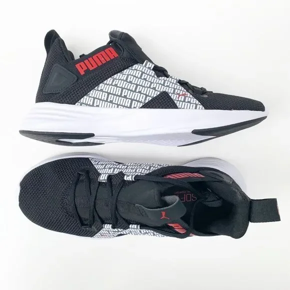 Puma Soft Foam Optimal Comfort Black Sneaker Shoes Size Youth 5.5 / Woman’s 7 - Picture 10 of 14